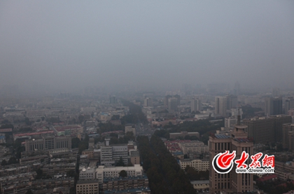山東向霧霾宣戰(zhàn) 98%工地加蓋“防塵罩”